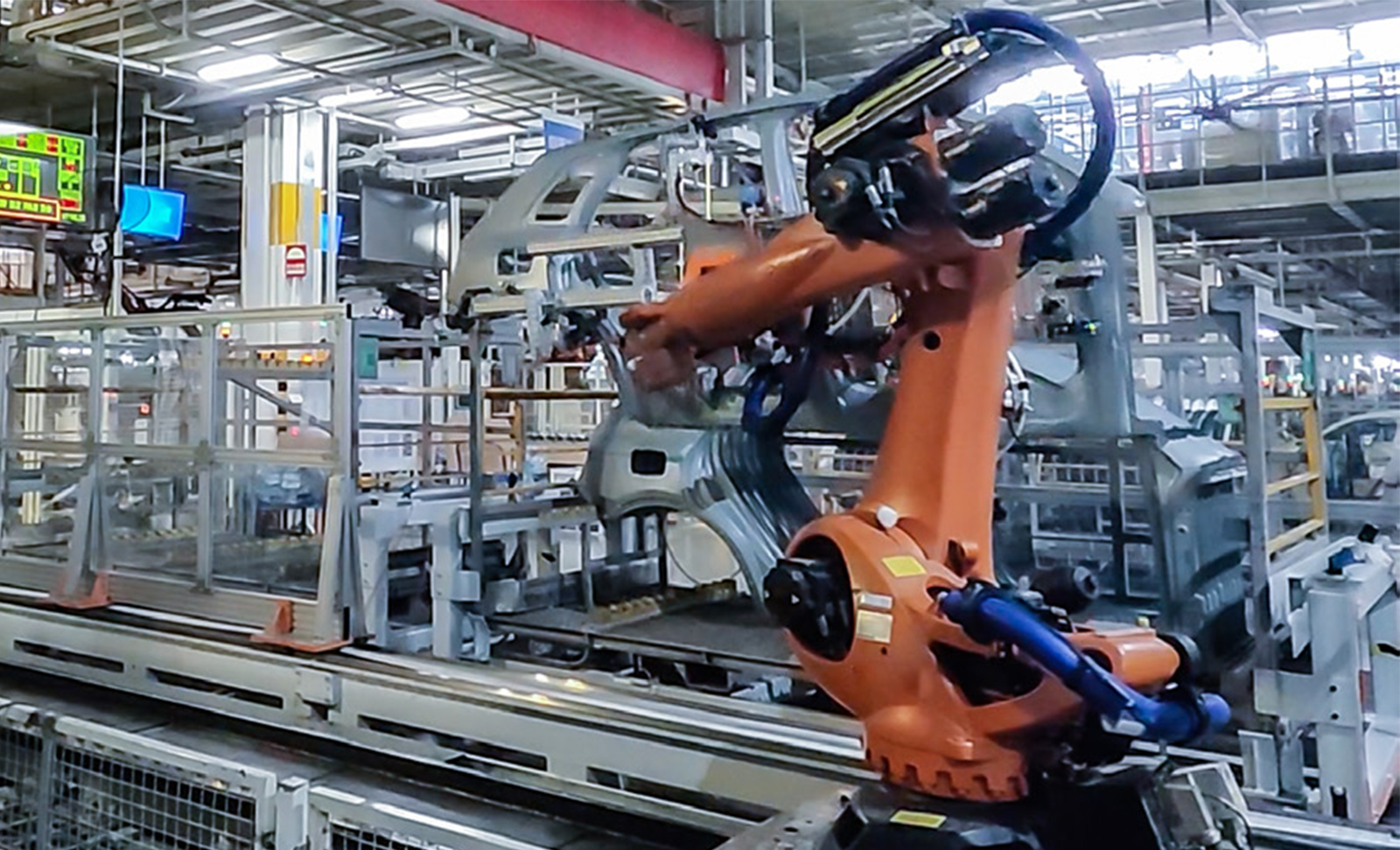 3D視覺引導(dǎo)側(cè)圍外板抓取 | 某大型汽車主機(jī)廠